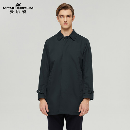 蔓哈顿中长款纯棉风衣