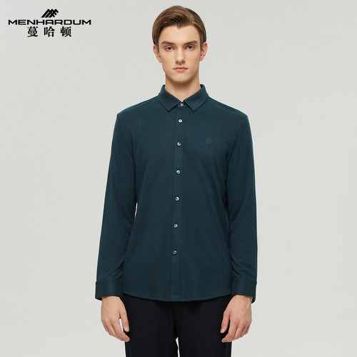 蔓哈顿商务休闲长袖T恤