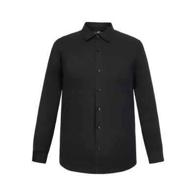 蔓哈顿商务纯棉针织长袖衬衫