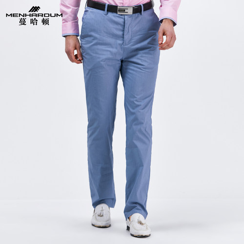 蔓哈顿夏季新款时尚中年男休闲裤