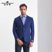 商务单西外套羊毛混纺西服平驳领西装 男士 男 蔓哈顿春装 Menhardum