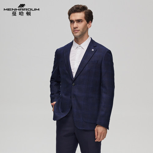 蔓哈顿秋季新款两粒扣休闲西服
