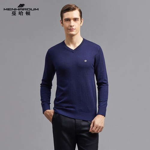 蔓哈顿男装秋季新品国货打底衫