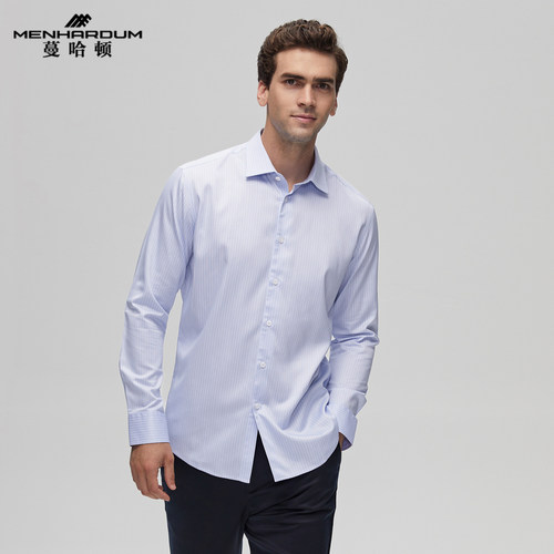 蔓哈顿秋季新品修身条纹纯色正装