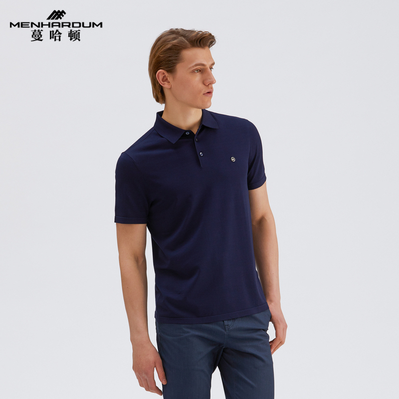 夏哈顿商务短袖针织透气