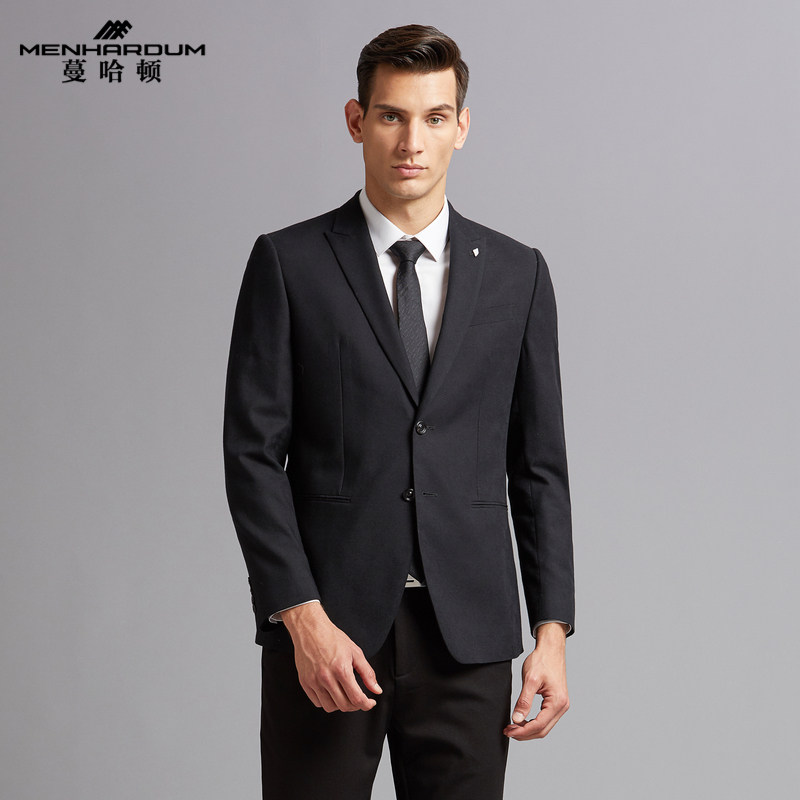 MENHARDUM/蔓哈顿男装秋季新品男士商务西服外套纯色职场单西,男装,商务正装西服,淘宝优惠券,粉丝福利购,淘宝优惠卷