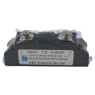 可控硅模块艾米特工业级单相固态继电器 AMT12-D48100A SSR-100DA