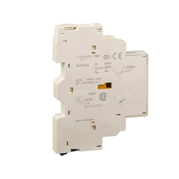 辅助触点施耐德GVAN20电动机附件