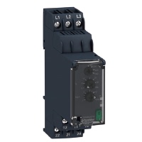 RM22TA33施耐德三相相序控制继电器380-480VAC相序保护缺相不对称