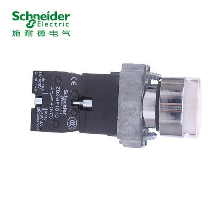 施耐德自复带灯按钮XB2BW31B1C