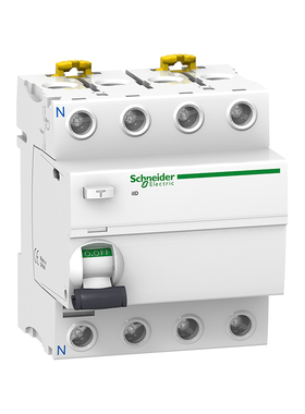 施耐德iID 4P 63A 30mA A RCCB电磁式剩余电流动作开关A9R53463