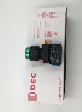 东莞全新原装正品idec和泉YW1L-MF2E10Q4G绿色24VDC按钮开关YW-DE
