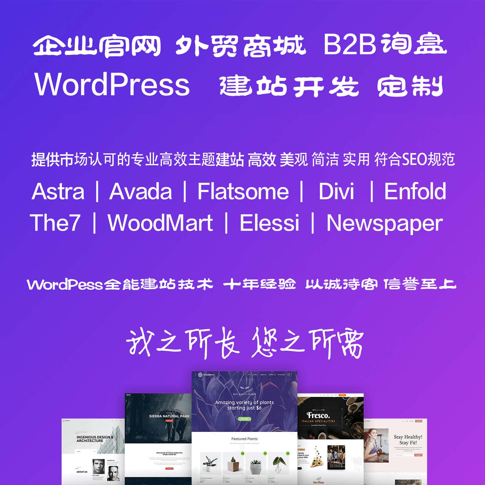 做网站建设wordpress企商务服务