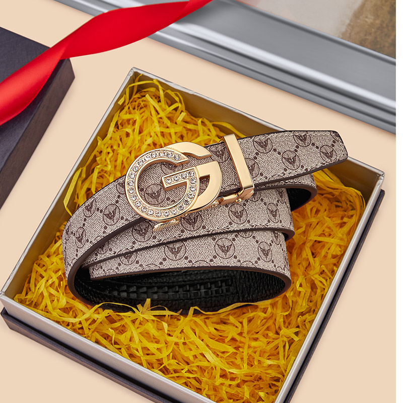 保罗女士真皮潮流时尚皮带