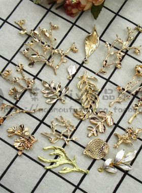树干花杆树杈梅花杈树叶合金