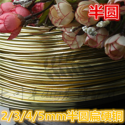 diy半圆手工璎珞铜丝发饰