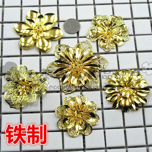 多层次花朵花片 diy饰品配件古装新娘凤冠发簪宫花立体花朵材料