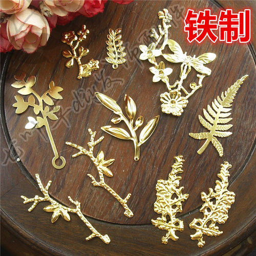 铁制铁片压花树枝树叶树藤玉兰草