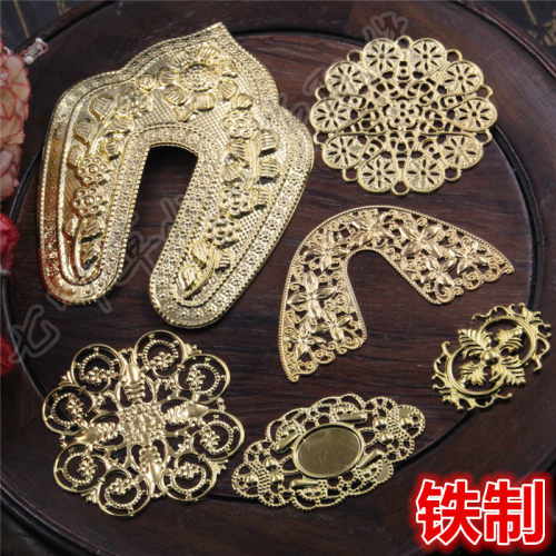 四叶草椭圆钻印度花片