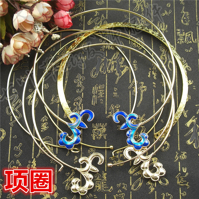 diy铜制两用景泰蓝璎珞圈