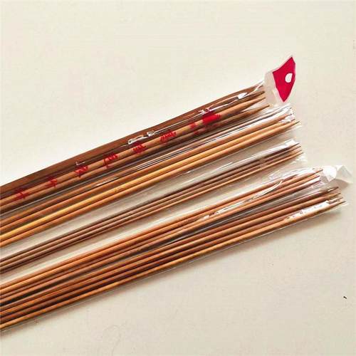 竹针毛衣针编织工具竹炭针棒针织毛衣织袜子织毯子