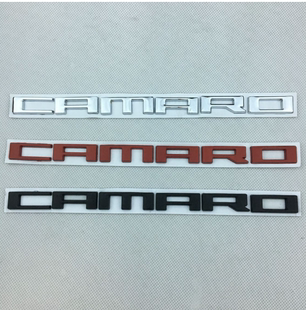 适用于雪佛兰 科迈罗 CAMARO 改装金属车标贴 车头盖车尾字母标贴