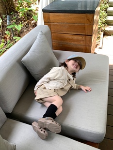 一只叁崽8084#个性宝宝背带短裤女童2025春夏新款韩系纽扣卷边裤