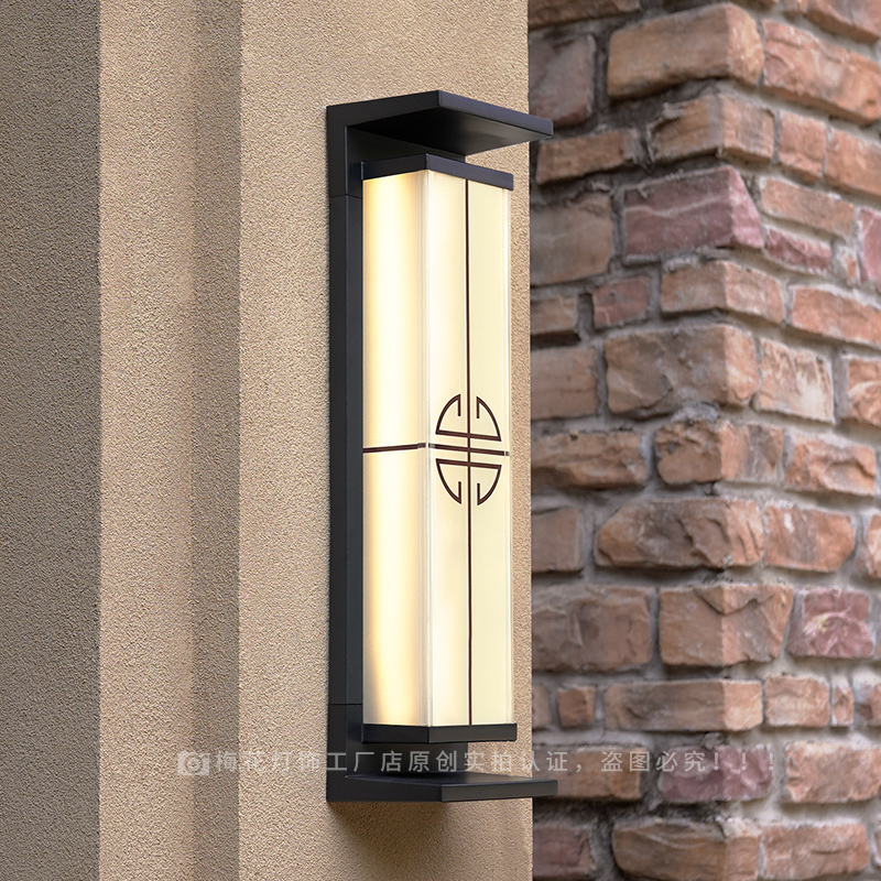 户外壁灯防水别墅庭院灯太阳能花园门头灯入户大门两侧柱子外墙灯