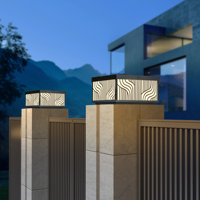 太阳能户外防水围墙柱头灯室外别墅花园庭院墙头灯大门口柱子灯