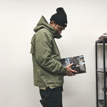 余文乐美式 街头工装 套头冲锋衣宽松夹克男潮外套 徐太浪@秋季 新品