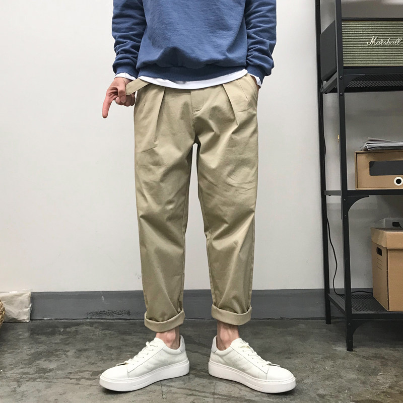 徐太浪@春夏新品都市雅痞風純色百搭休閑哈倫褲日系複古9分褲男潮在類目 男裝, 休閒褲中 - 來自Buy2taobao.com提供專業的淘寶代購服務