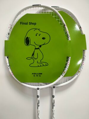 史努比碳纤维联名款羽毛球拍神速系列卡通4U男女学生专用拍