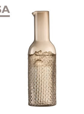 英国LSA轻奢复古浮雕威士忌杯啤酒洋酒杯水杯果汁杯冷水壶果汁壶