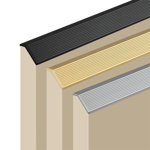 顶耐抽屉面板免拉手型材橱柜门封边嵌入式门板内嵌斜边铝型材隐形