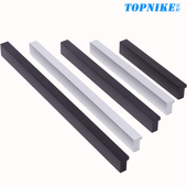 顶耐衣柜拉手抽屉厨房橱柜门把手金属一字型七字加长铝合金简约风