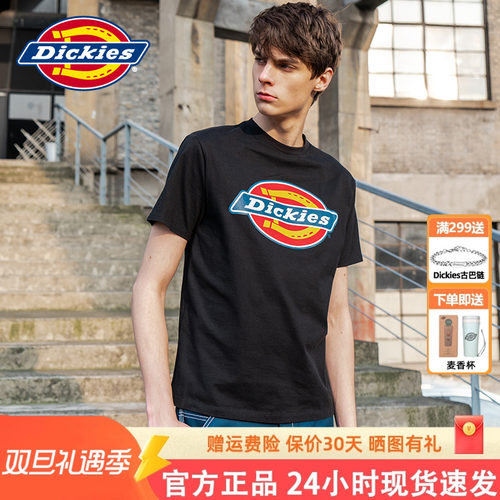 dickies多色全棉印花短袖t恤