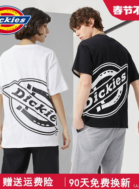 Dickies背面大LOGO情侣款宽松全棉短袖男2022春夏新品女 DK010559