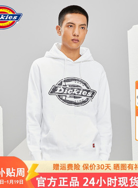 Dickies连帽卫衣男女情侣春季新款情侣休闲帽衫长袖全棉上衣10396