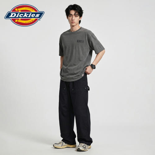 Dickies帝酷适新款欧美高街潮牌圆领套头短袖T恤男女情侣同款J