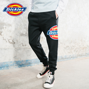 男式 子8784 春季 腰部抽绳休闲长裤 新品 Dickies大logo印花卫裤
