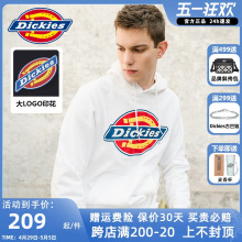 Dickies新款 logo全棉加绒上衣学生女7060 连帽卫衣男春夏情侣经典