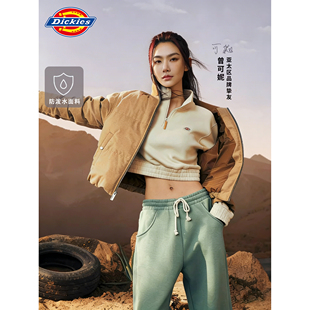 【曾可妮同款羽绒服】Dickies帝酷适2025秋冬新款女式羽绒IKE夹克