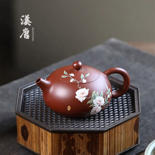 汉唐紫砂壶原矿大红袍个人泡茶壶
