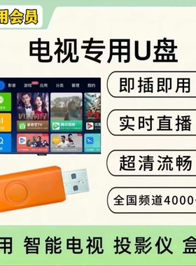 4k高清电视U盘支持智能电视TV网络投影仪机顶盒影视盒子追剧频道