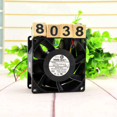 正品 8CM 3115RL-04W-B76 8038 12V 1.60A 主板pwm调速 大风量