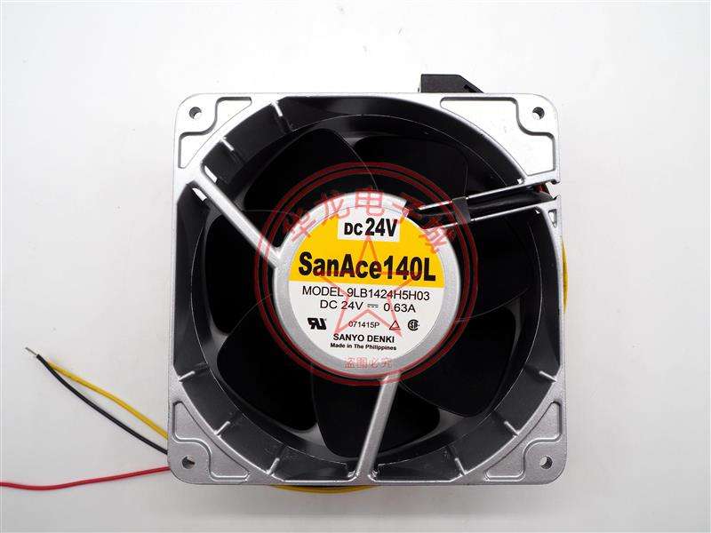 9LB1424H5H03 原装日本 DC24V 0.63A140*140*50铝框风扇
