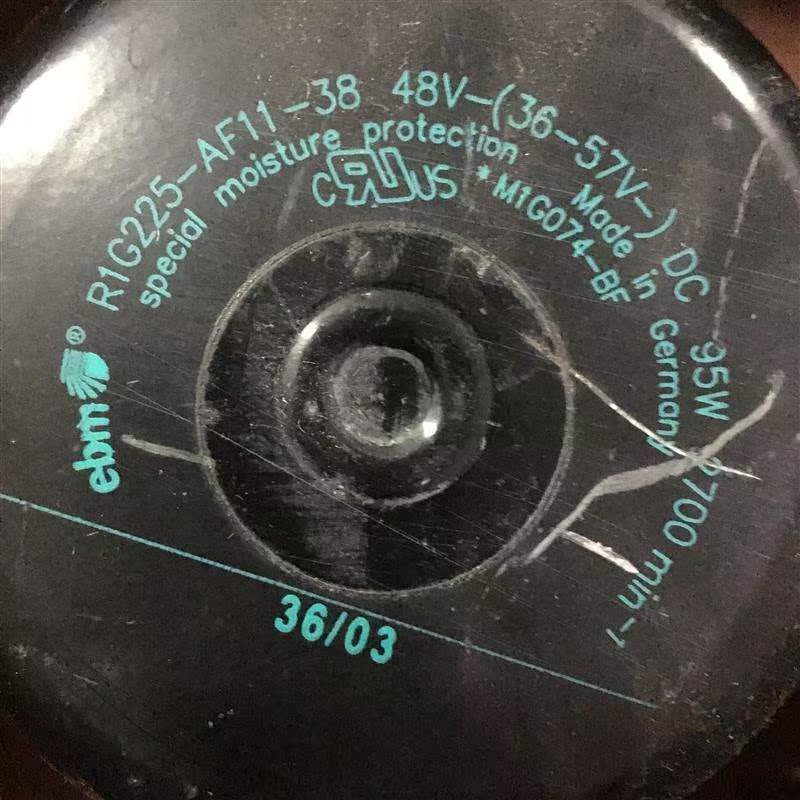 德国ebm R1G225-AF11-38 48V 95W 空气净化器变频器离心散热风机