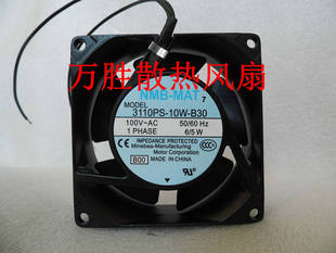 8025 MAT 100V 型号3110PS B30散热风扇 原装 10W NMB