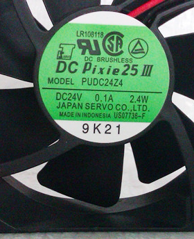 原装日本精工PUDC24Z4 DC24V 0.1A 2.4W  80*80*25侍服变频器风