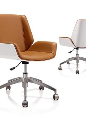 高端德州椅子欢乐颂简约洽谈椅北欧电脑椅家用书房椅实木老板椅